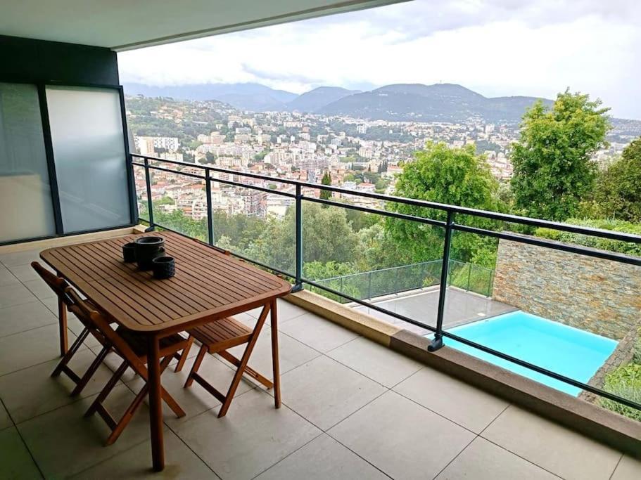 Pessicart - T2 Avec Terrasse - Residence Avec Piscine Nice Exterior photo